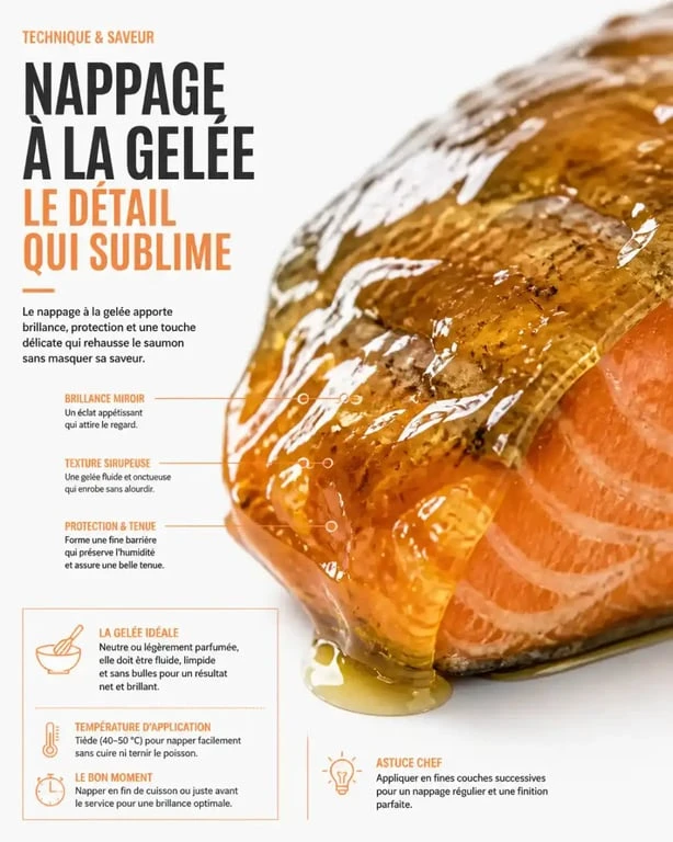Technique de nappage du saumon en Bellevue