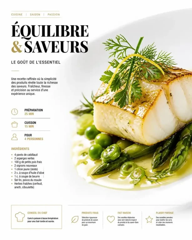 Résultat d'un cours de cuisine chez Cuisine Attitude