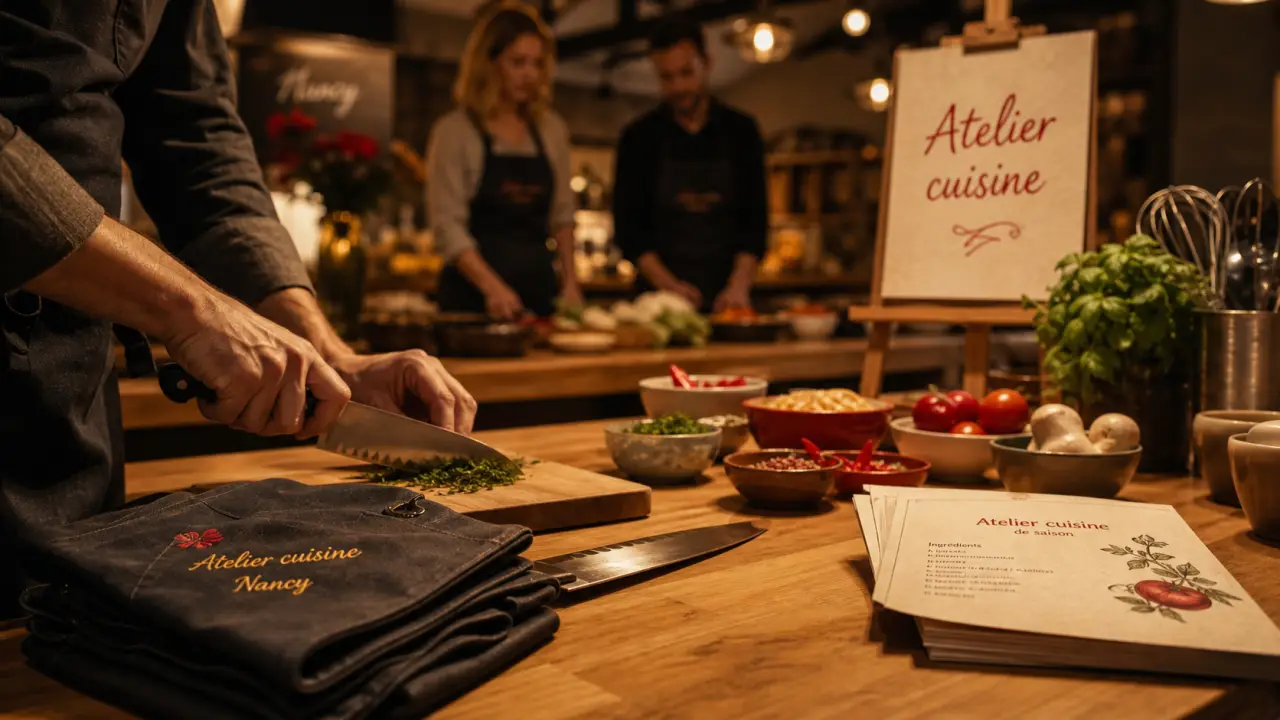 Nancy cours de cuisine : atelier petit groupe avec dégustation