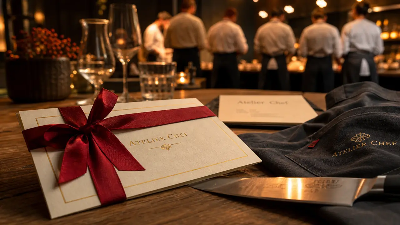 Offrir un cours de cuisine avec un grand chef : carte cadeau atelier cuisine pro