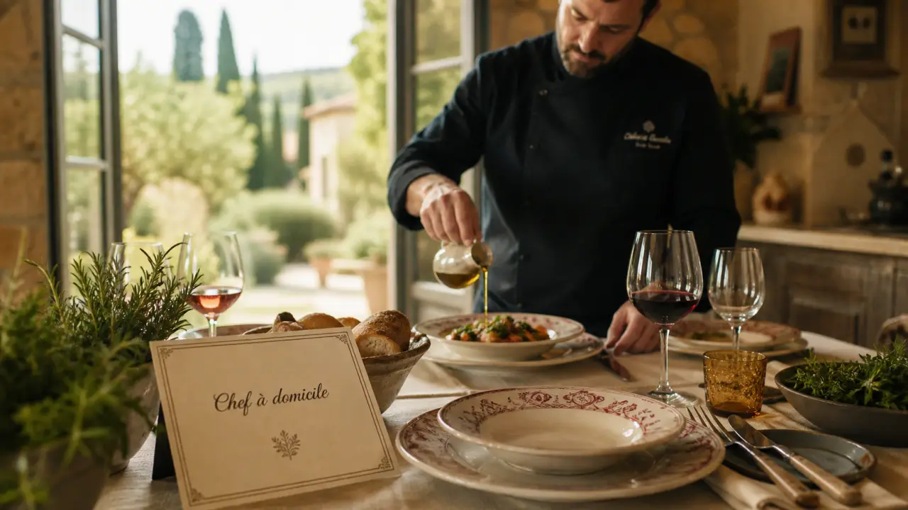 Saveur provence chef à domicile : dîner provençal à Aix-en-Provence