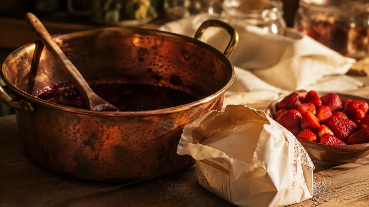 Sucre gélifiant pour confitures maison, cuisson en 5 minutes, fraises