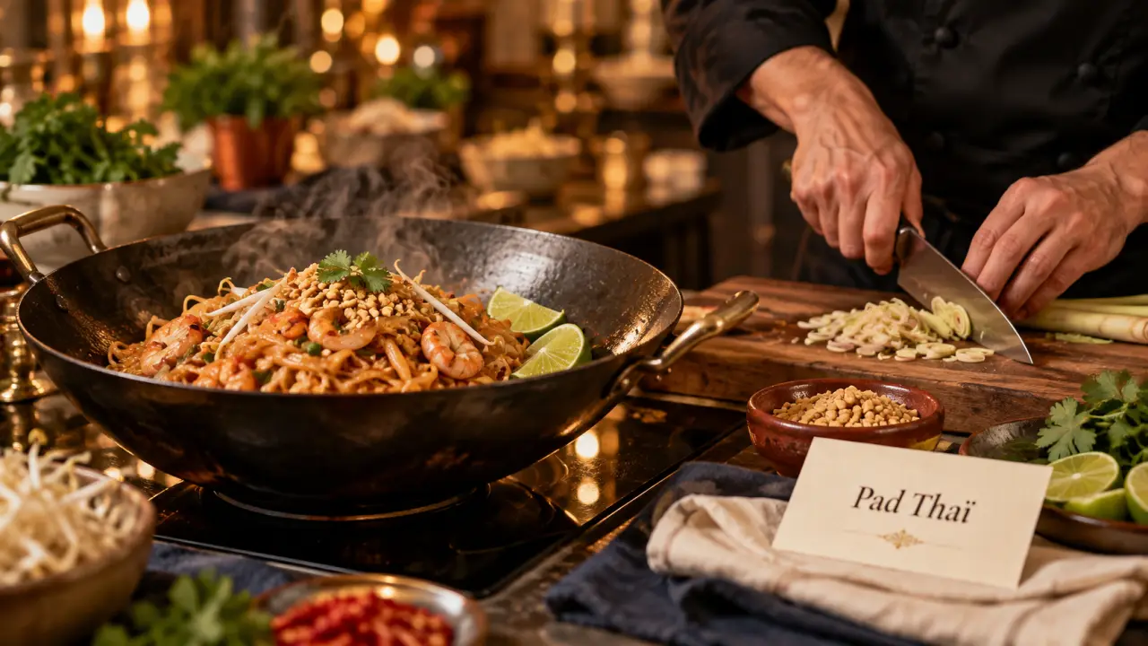 Cours de cuisine thailandaise à Paris : wok Pad Thaï