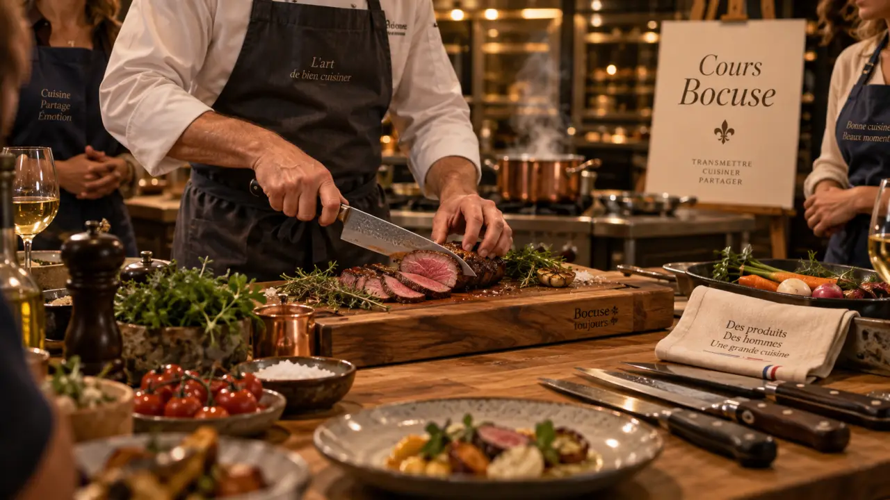 Cours de cuisine Bocuse à Lyon : réservation